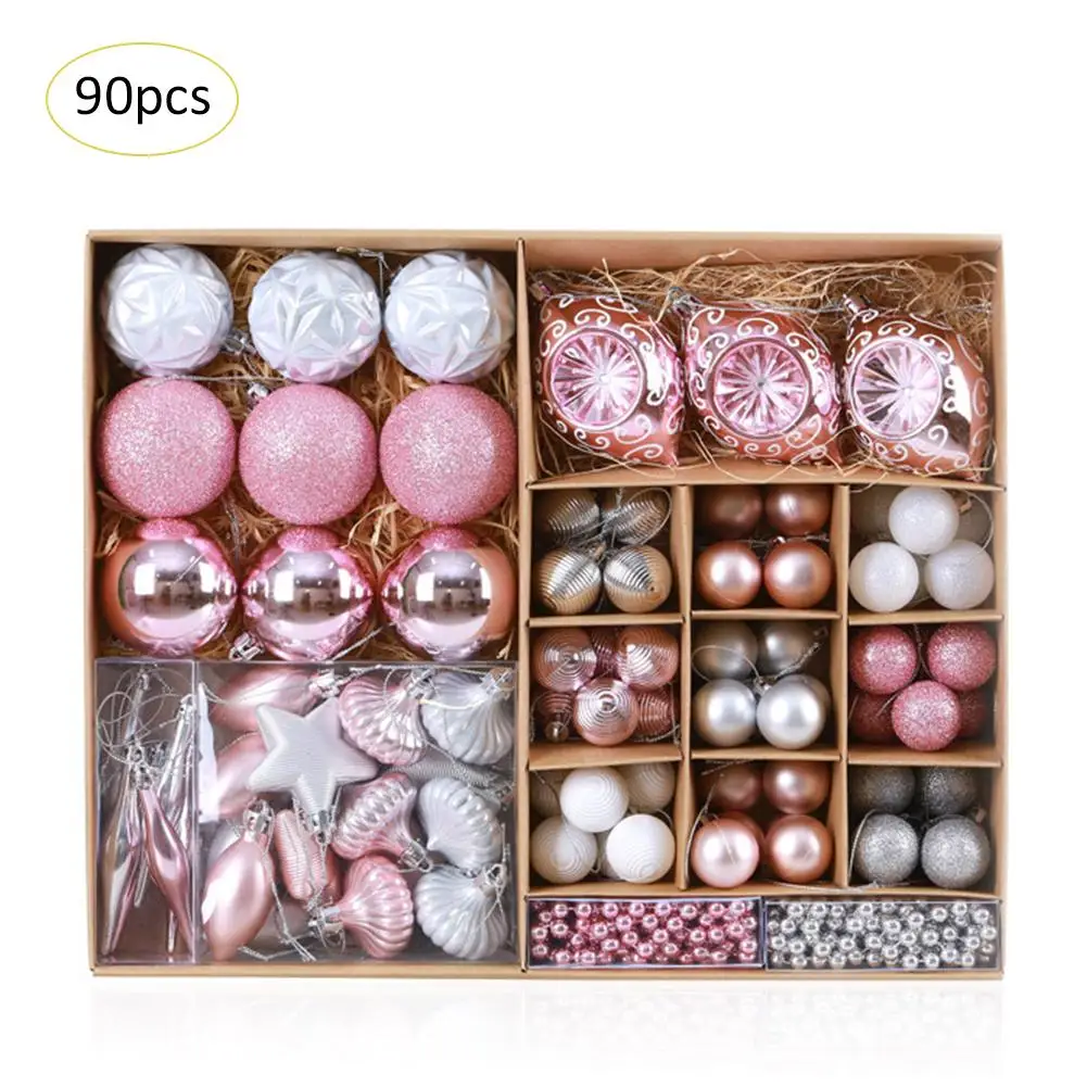 90pcs Christmas Tree Pendants Ball Special Shaped Balls Many Packages Christmas Decorations Hanging Ornament
90pcs Christmas Tree Pendants Ball Special Shaped Balls Many Packages Christmas Decorations Hanging Ornament