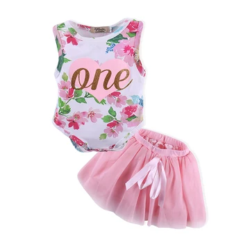 2019 Summer Newborn Baby Girls Clothes Sleeveless Tops Romper +Pink Skirt Outfits Baby Sets 2PCS/Set Bodysuit 1st Birthday
2019 Summer Newborn Baby Girls Clothes Sleeveless Tops Romper +Pink Skirt Outfits Baby Sets 2PCS/Set Bodysuit 1st Birthday