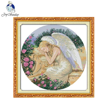Joy Sunday Needlework DIY 14CT printed Cross stitch kits For Embroidery Sleeping angel Counted Cross-Stitching embroidered craft
Joy Sunday Needlework DIY 14CT printed Cross stitch kits For Embroidery Sleeping angel Counted Cross-Stitching embroidered craft