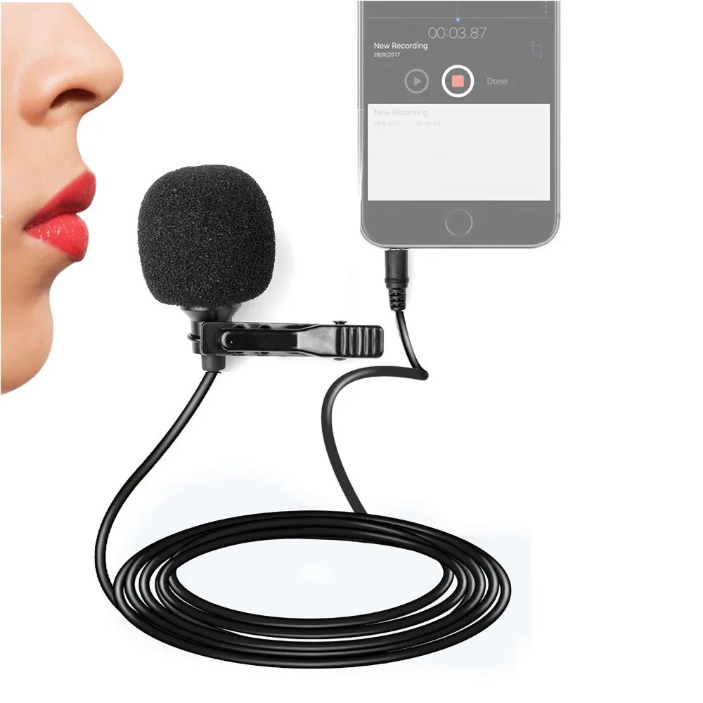 Portable Hands-free collar Microphone Mini talker 3.5mm adapter Clip for Stadio Lavalier Microphone for speaker phone Speaking
Portable Hands-free collar Microphone Mini talker 3.5mm adapter Clip for Stadio Lavalier Microphone for speaker phone Speaking