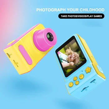 Newest Mini Cute Camera Children's Small Digital Camera SLR Motion Camera Toy Cartoon Game Photo Birthday Gift For Children GT
Newest Mini Cute Camera Children's Small Digital Camera SLR Motion Camera Toy Cartoon Game Photo Birthday Gift For Children GT