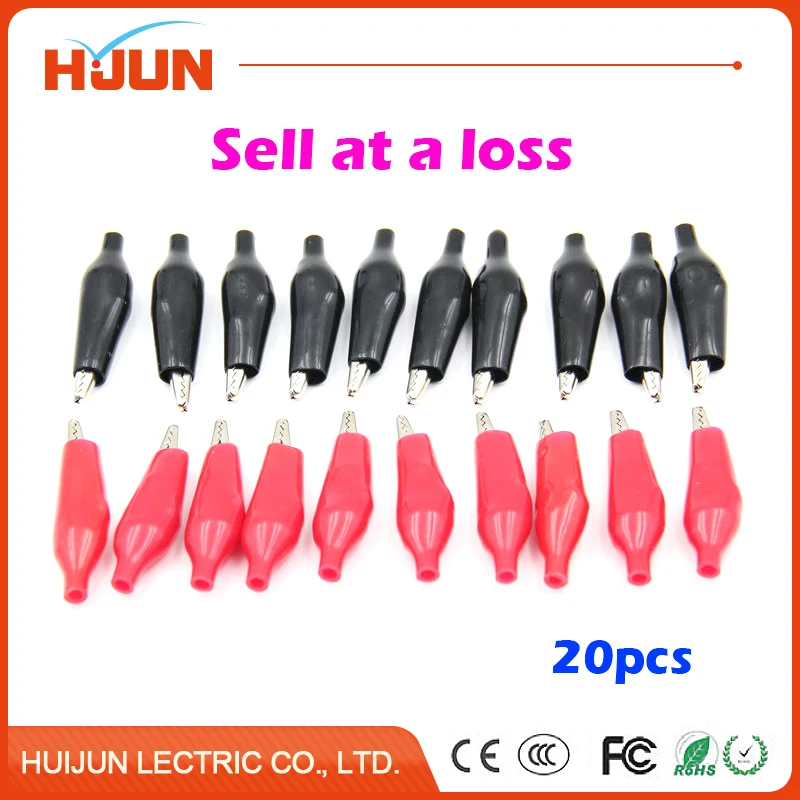0pcs Red Black Alligator Clip Cable Wire Battery Crocodile Clips Electrical Clamp Testing Probe Car
0pcs Red Black Alligator Clip Cable Wire Battery Crocodile Clips Electrical Clamp Testing Probe Car