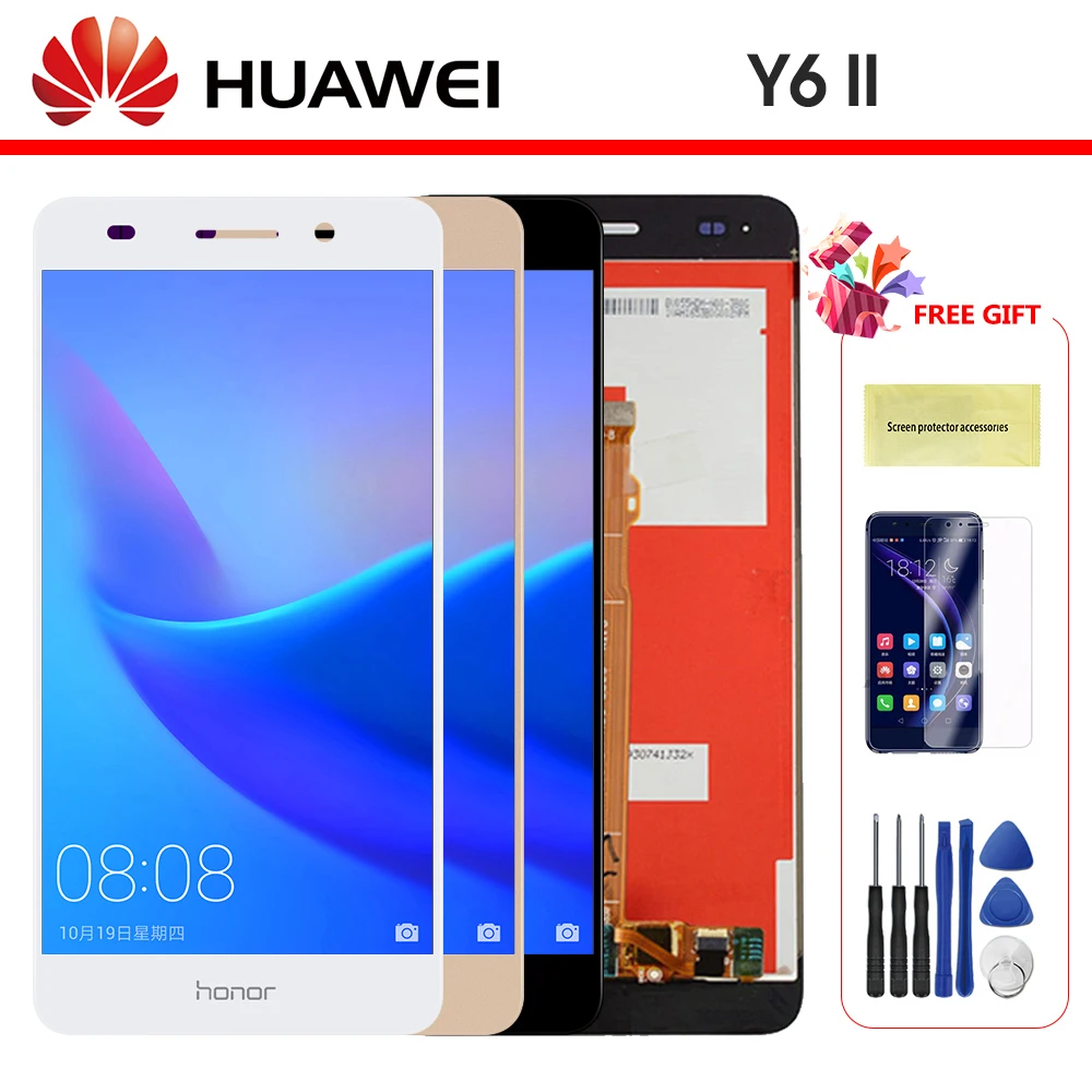 5.5'' Display For Huawei Honor 5A Y6 II CAM-L23 CAM-L03 CAM-L21 CAM-AL00 LCD Display Touch Screen Digitizer Assembly with frame
5.5'' Display For Huawei Honor 5A Y6 II CAM-L23 CAM-L03 CAM-L21 CAM-AL00 LCD Display Touch Screen Digitizer Assembly with frame