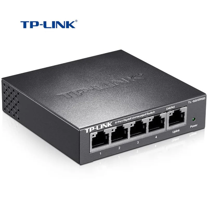 TP-Link 5 Port 10/100/1000Mbps Gigabit Switch Plug and Play,Easy Setup (TL-SG1005D)
TP-Link 5 Port 10/100/1000Mbps Gigabit Switch Plug and Play,Easy Setup (TL-SG1005D)