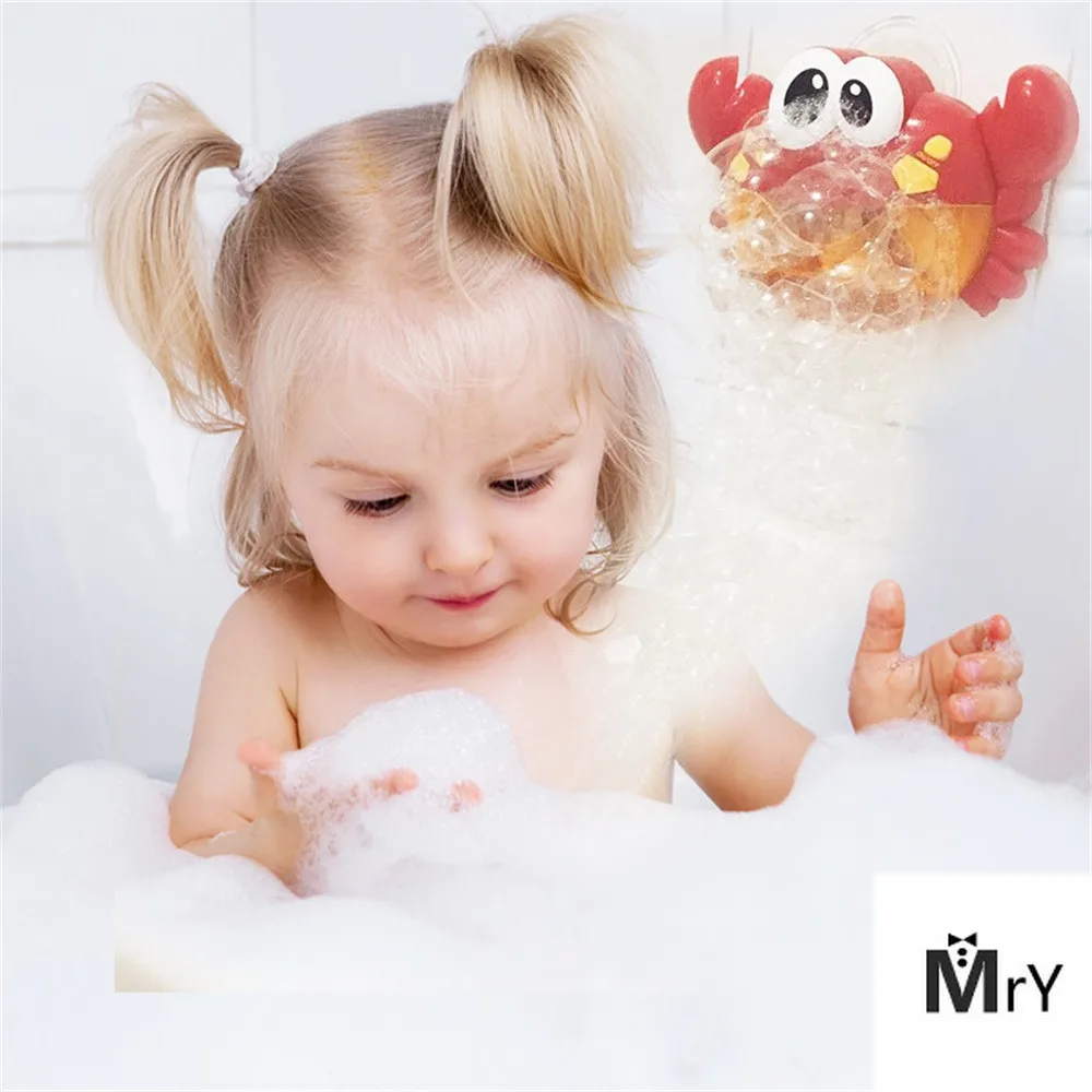MrY 1Pcs Kids Toy Cute ABS Bubble Maker Baby Children Bubble Machine Big Crab Automatic Bubble Maker Music water baby Bath Toys
MrY 1Pcs Kids Toy Cute ABS Bubble Maker Baby Children Bubble Machine Big Crab Automatic Bubble Maker Music water baby Bath Toys