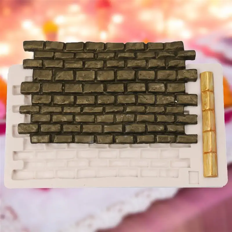 Bark Brick Wall Cake Mold Silicone Mold for Baking Fondant Mold DIY Cake Decoration Tool Cake Border Moulds Sugar Craft Mould
Bark Brick Wall Cake Mold Silicone Mold for Baking Fondant Mold DIY Cake Decoration Tool Cake Border Moulds Sugar Craft Mould