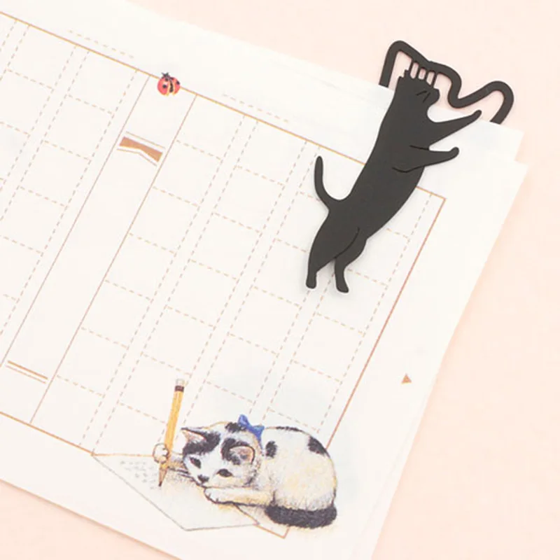 1Piece Cute Cat Metal Bookmarks Kawaii Black Book Markers Creative Paperclip For Books Kids Girl Gift Korean Stationery Supplies
1Piece Cute Cat Metal Bookmarks Kawaii Black Book Markers Creative Paperclip For Books Kids Girl Gift Korean Stationery Supplies