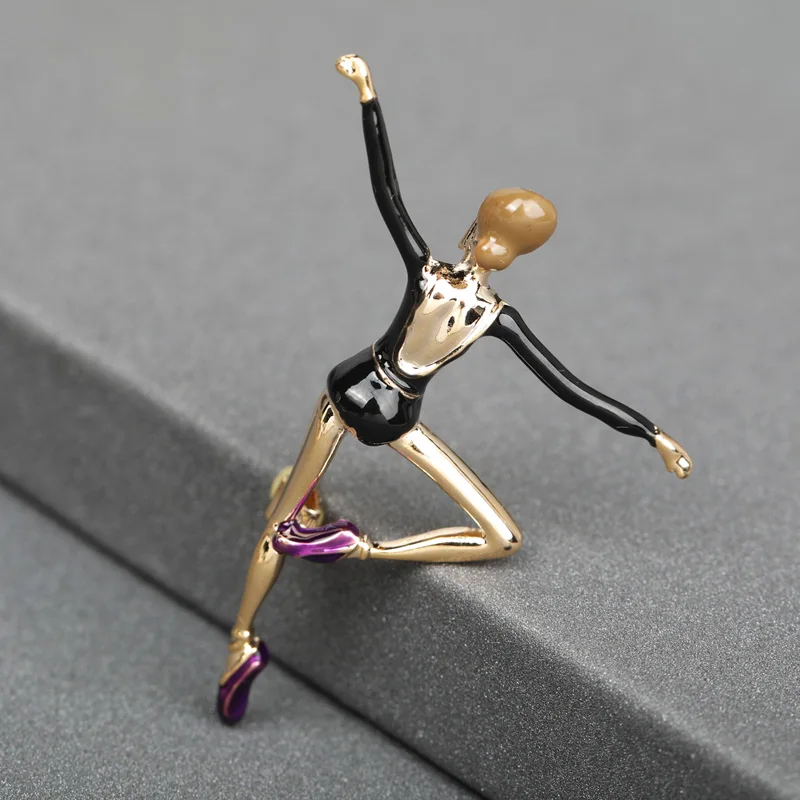 Blucome Enamel Black Dress Ballet Girls Brooches For Women Kids Dance Girl Ballerina Brooch Pins Coat Accessories Collar Clip
Blucome Enamel Black Dress Ballet Girls Brooches For Women Kids Dance Girl Ballerina Brooch Pins Coat Accessories Collar Clip
