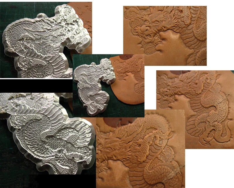 Dragon pattern Hand-work unique design leather working tools carving punches stamp craft leather with leather carving tools
Dragon pattern Hand-work unique design leather working tools carving punches stamp craft leather with leather carving tools