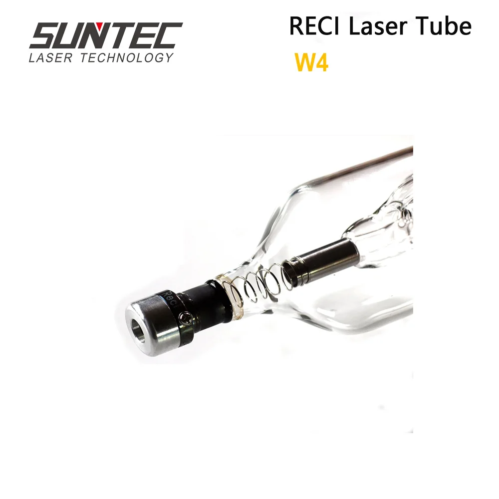 Фото SUNTEC Reci W4 Co2 лазерная трубка для резка гравировальный станок 100 Вт 120 130 диаметр 80 мм