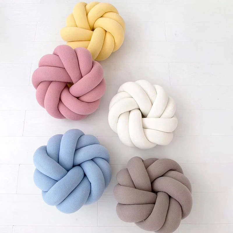 iDouillet Creative Handmade Round Knot Pillow Decorative Ball Floor Cushion Nursery Decor Kids' Plush Stuffed Throw Pillow
iDouillet Creative Handmade Round Knot Pillow Decorative Ball Floor Cushion Nursery Decor Kids' Plush Stuffed Throw Pillow