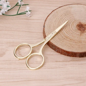Women Gold Scissors Eyebrow Cutter Hair Remover Stainless steel Makeup Tools Beauty Tool Eyebrow Scissors New Fashion
Women Gold Scissors Eyebrow Cutter Hair Remover Stainless steel Makeup Tools Beauty Tool Eyebrow Scissors New Fashion