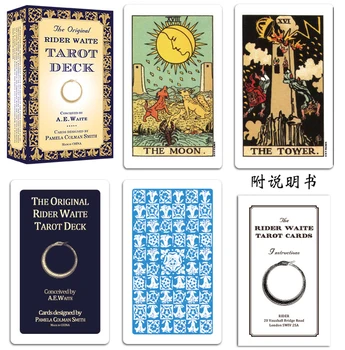 12*7cm The Original Rider Waite Tarot Deck Full English Tarot Cards Game With English Booklet Instructions Tarot Board Game
12*7cm The Original Rider Waite Tarot Deck Full English Tarot Cards Game With English Booklet Instructions Tarot Board Game
