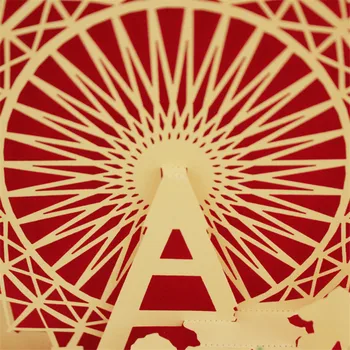 Best Sellers Creative Gifts 3D Pop Up Card Greeting & Gift Handmade Cards Beautiful sky wheel Free Shipping
Best Sellers Creative Gifts 3D Pop Up Card Greeting & Gift Handmade Cards Beautiful sky wheel Free Shipping