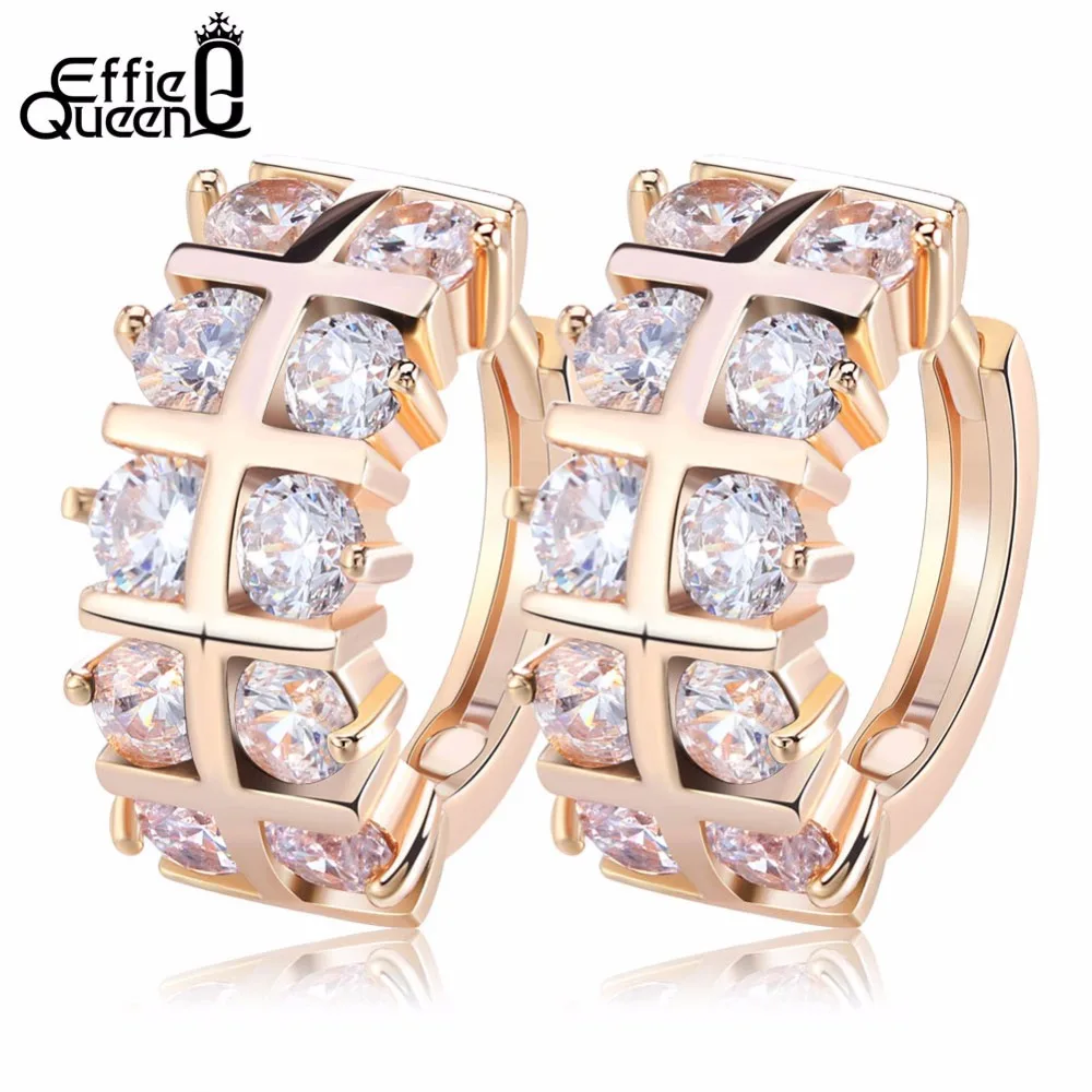 Effie Queen 2017 New Women Stud Earrings Jewelry Luxury Gold-color AAA Cubic Zircon Earrings Stud for Women DDE31
Effie Queen 2017 New Women Stud Earrings Jewelry Luxury Gold-color AAA Cubic Zircon Earrings Stud for Women DDE31