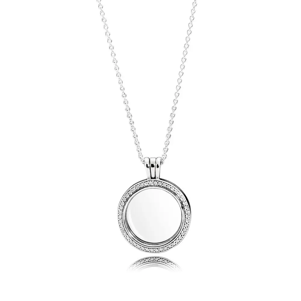 Real 925 Sterling Silver Pandora Original Sparkling Floating Locket Necklace With Clear CZ For Women Charm Gift DIY Jewelry
Real 925 Sterling Silver Pandora Original Sparkling Floating Locket Necklace With Clear CZ For Women Charm Gift DIY Jewelry