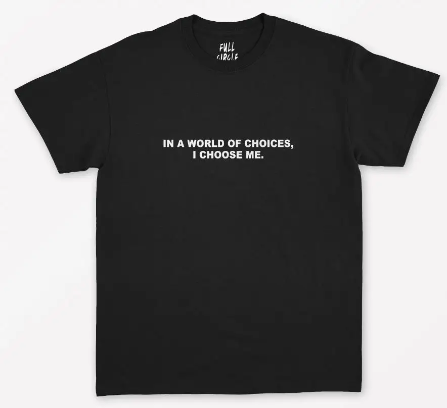 In a world of choices Print Women tshirt Cotton Casual Funny t shirt For Lady Yong Girl Top Tee Hipster Drop Ship S-302
In a world of choices Print Women tshirt Cotton Casual Funny t shirt For Lady Yong Girl Top Tee Hipster Drop Ship S-302