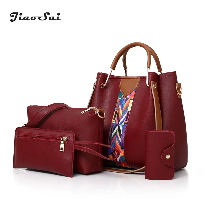 4 Pcs/set Women Handbag 2019 Messenger Bags For Ladies Fashion Shoulder Bag Lady PU Leather Casual Female Shopper Tote Sac Femme
4 Pcs/set Women Handbag 2019 Messenger Bags For Ladies Fashion Shoulder Bag Lady PU Leather Casual Female Shopper Tote Sac Femme