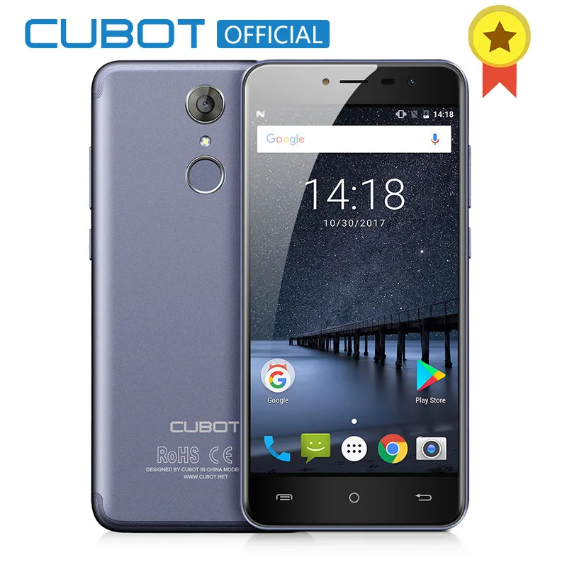 

Cubot Note Plus Android 7.0 3GB RAM 32GB ROM 5.2" FHD MT6737T Quad Core Smartphone 16MP 2800 mAh Fingerprint Cellphone