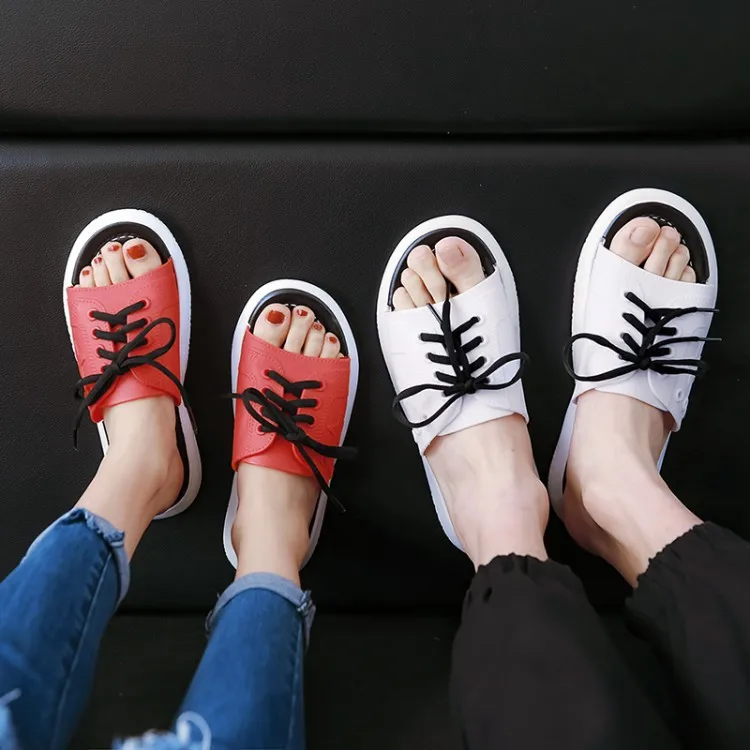 PXELENA Lover Flip Flops Home Casual Summer Slippers Women Men Slides Lace Up Sport Soft Flat Non Slip Shoes Large Size 35-44
PXELENA Lover Flip Flops Home Casual Summer Slippers Women Men Slides Lace Up Sport Soft Flat Non Slip Shoes Large Size 35-44