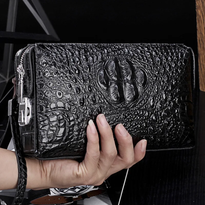Crocodile pattern anti-theft password lock wallet genuine leather wallet men's clutch bag business wallet large capacity purse
Crocodile pattern anti-theft password lock wallet genuine leather wallet men's clutch bag business wallet large capacity purse
