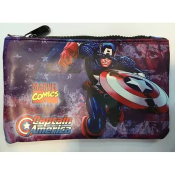 Marvel Hero Captain America Wallets carteira masculina Pen Bag Leather Zipper Pencil Purse Cartoon Anime Stationery Pen Wallet
Marvel Hero Captain America Wallets carteira masculina Pen Bag Leather Zipper Pencil Purse Cartoon Anime Stationery Pen Wallet