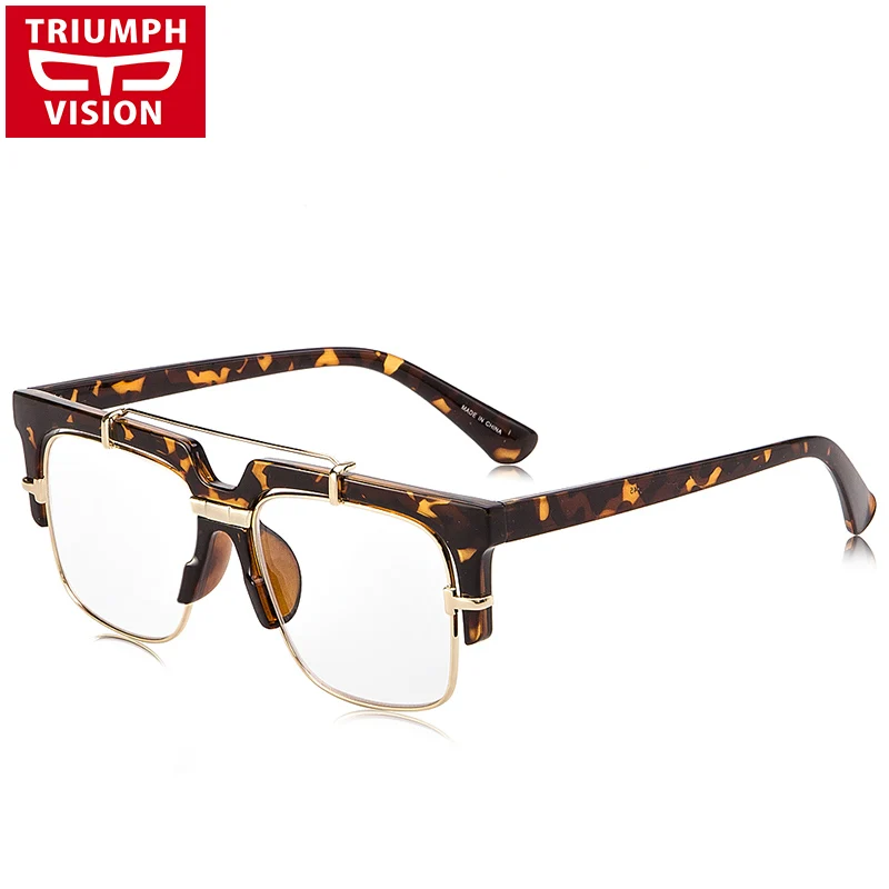 TRIUMPH VISION Square Glasses Men Clear Lens Eyewear Frames Transparent Male Spectacle Frame Fashion Pilot Desigh Eyewear
TRIUMPH VISION Square Glasses Men Clear Lens Eyewear Frames Transparent Male Spectacle Frame Fashion Pilot Desigh Eyewear