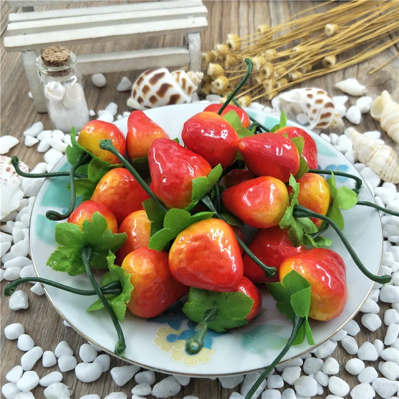 10pcs/lot 3cm Mini Artificial Fruit Foam Strawberry Fake Simulation Fruit Lifelike Home Wedding Party Garden For Decoration
10pcs/lot 3cm Mini Artificial Fruit Foam Strawberry Fake Simulation Fruit Lifelike Home Wedding Party Garden For Decoration