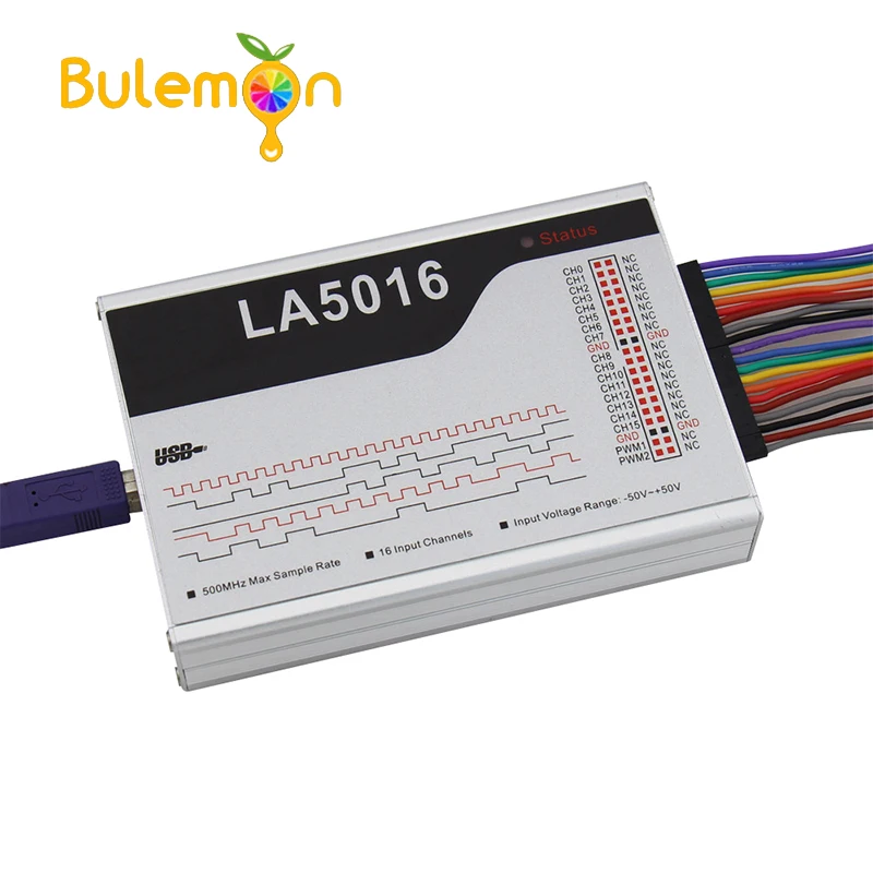 Kingst LA5016 USB Logic Analyzer 16 Channels Full Channel 500M Sampling Rate MCU ARM FPGA Debug Tool | Электронные компоненты и
