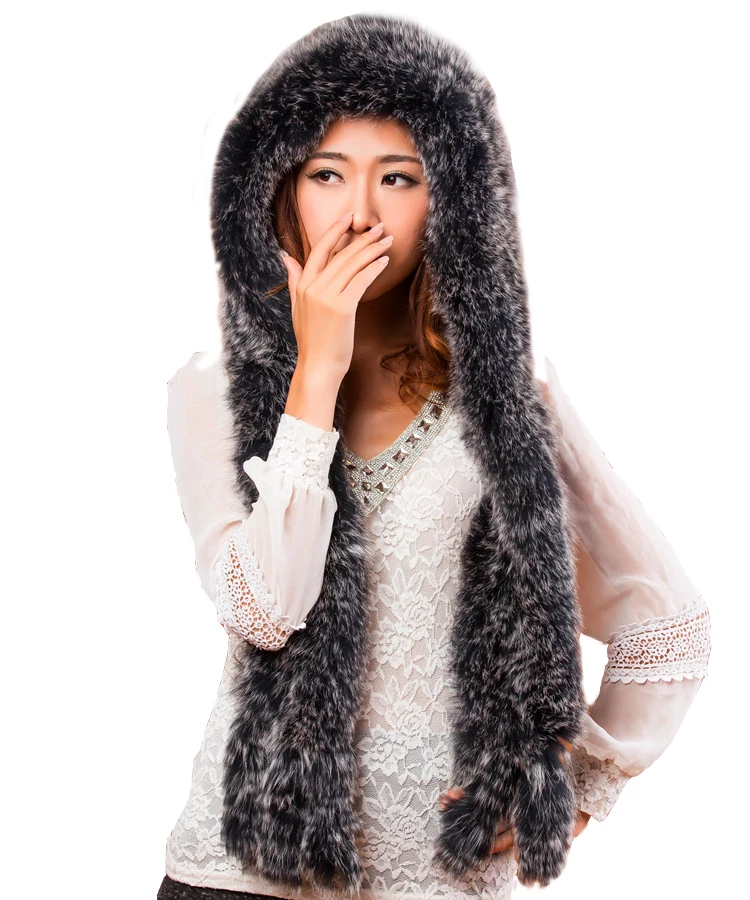 Winter Fashion Women Real Fox Fur Knit Hat with Scarf Warmer Nutural Fur Hat FFHH001
Winter Fashion Women Real Fox Fur Knit Hat with Scarf Warmer Nutural Fur Hat FFHH001
