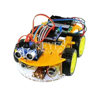 multi-function robot Car Kit Bluetooth Chassis suit Tracking Compatible UNO R3 DIY RC Electronic toy robot with Lcd1602
multi-function robot Car Kit Bluetooth Chassis suit Tracking Compatible UNO R3 DIY RC Electronic toy robot with Lcd1602