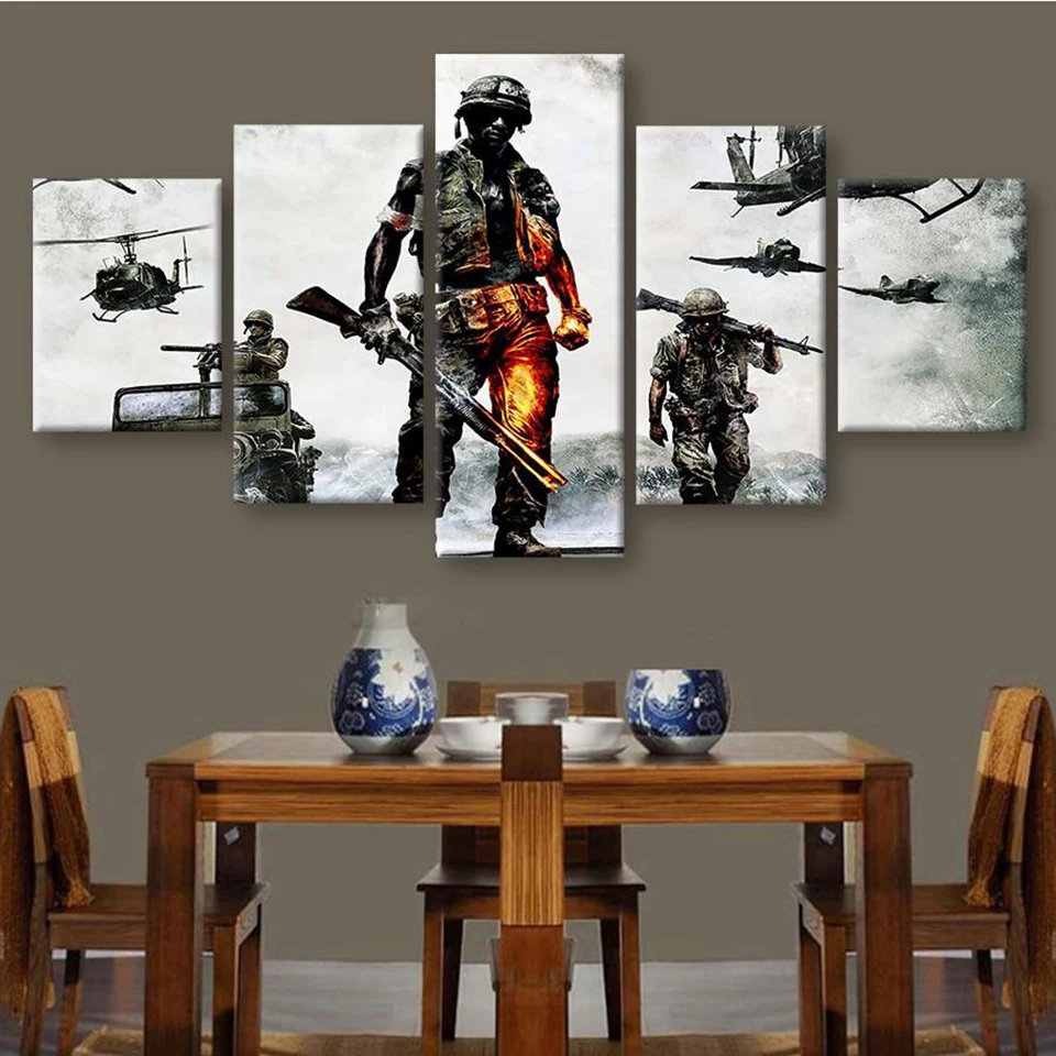 Modular Canvas Pictures HD Printed Wall Art Framework 5 Pieces Army Soldiers In Battle Painting Living Room Home Decor Posters
Modular Canvas Pictures HD Printed Wall Art Framework 5 Pieces Army Soldiers In Battle Painting Living Room Home Decor Posters