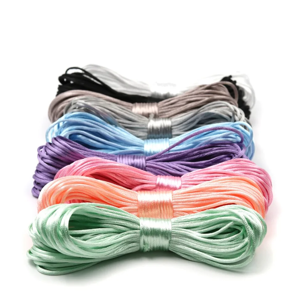 YUMUZ high quality 2mm Satin Nylon Cord Knotting cord Handmade supplies For Necklace Jewelry Crafts
YUMUZ high quality 2mm Satin Nylon Cord Knotting cord Handmade supplies For Necklace Jewelry Crafts