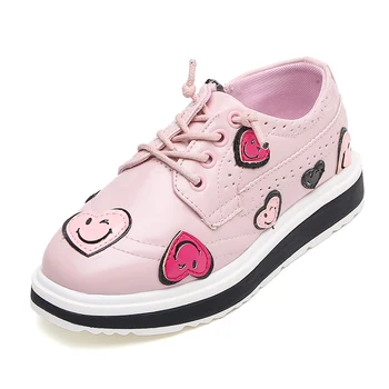 2019 autumn new casual children's leather shoes Cute love lace girls single shoes big kids sneakers muffin bottom princess shoes
2019 autumn new casual children's leather shoes Cute love lace girls single shoes big kids sneakers muffin bottom princess shoes