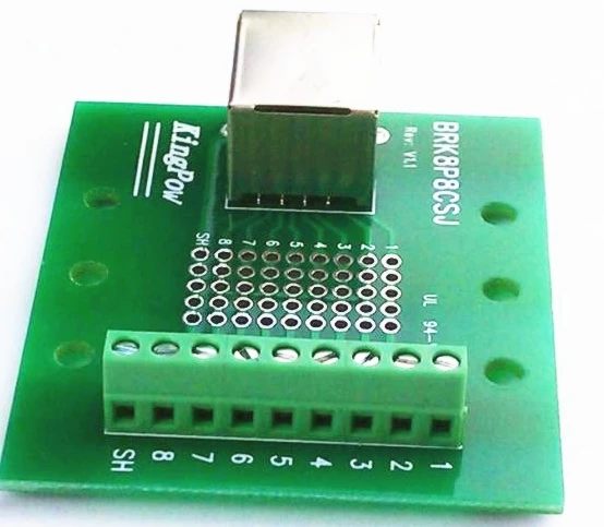 10 PCS RJ45 turn terminal RJ45 turn terminals so turn terminals BRK8P8CSJ adapter plate
10 PCS RJ45 turn terminal RJ45 turn terminals so turn terminals BRK8P8CSJ adapter plate