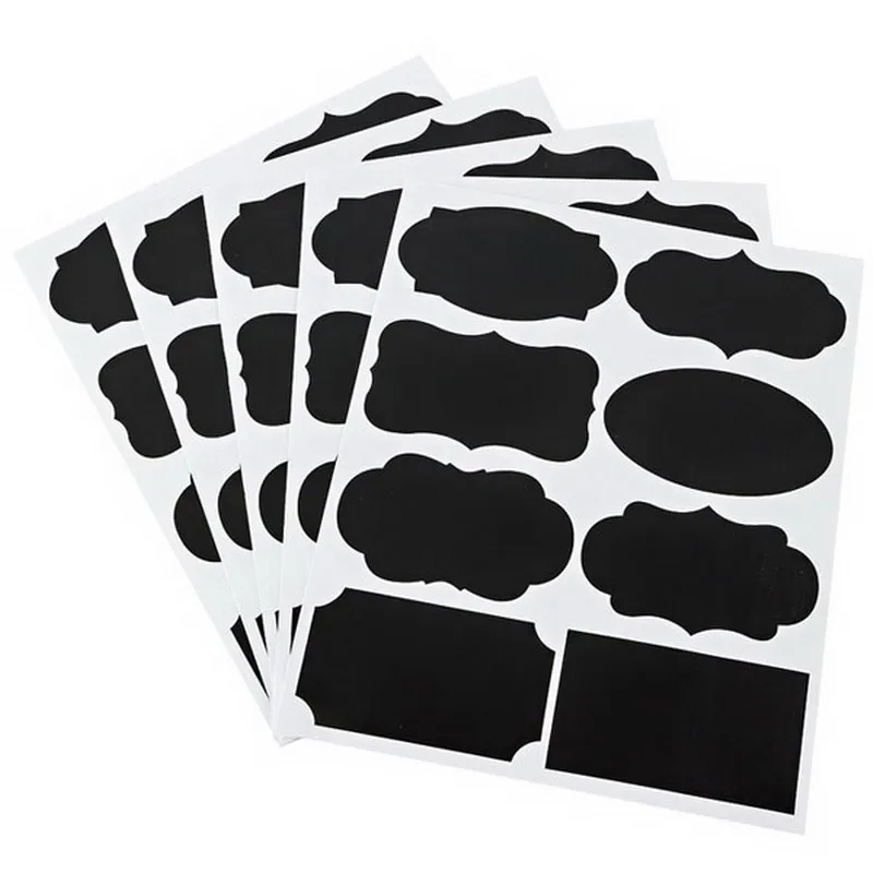 8 pcs/Sheet Chalkboard Blackboard Chalk Board Design Stickers Decals Craft Kitchen Jar Organizer Labels DIY Supplies P20
8 pcs/Sheet Chalkboard Blackboard Chalk Board Design Stickers Decals Craft Kitchen Jar Organizer Labels DIY Supplies P20
