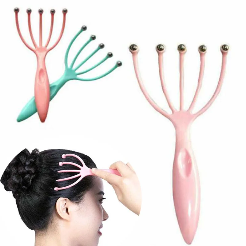 Five Finger Head Relax Massager Hair Held SPA Scalp Neck Stress Relief Massage Release Head Physician Steel Ball Massager
Five Finger Head Relax Massager Hair Held SPA Scalp Neck Stress Relief Massage Release Head Physician Steel Ball Massager