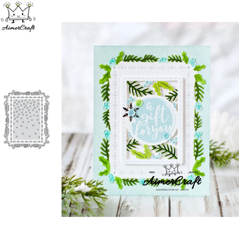 Boughs Background Metal Cutting Dies Scrapbooking Stencil For DIY Paper Card Decorative Embossing Die Cut Craft Dies New 2019
Boughs Background Metal Cutting Dies Scrapbooking Stencil For DIY Paper Card Decorative Embossing Die Cut Craft Dies New 2019