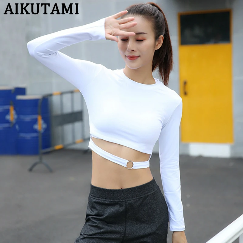 New Women Gym White Yoga Crop Tops Yoga Shirts Long Sleeve Workout Tops Fitness Running Sport T-Shirts Training Yoga Sportswear
New Women Gym White Yoga Crop Tops Yoga Shirts Long Sleeve Workout Tops Fitness Running Sport T-Shirts Training Yoga Sportswear