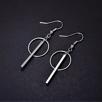 Anenjery Simple Fashion 925 Sterling Silver Circle Strip Tassel Earrings For Women pendientes S-E488
Anenjery Simple Fashion 925 Sterling Silver Circle Strip Tassel Earrings For Women pendientes S-E488
