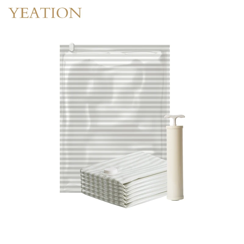 YEATION Home 12pcs Big Size Vacuum Bag with Pump Clothe Storage Bag Luggage Travel Bags Space Saver
YEATION Home 12pcs Big Size Vacuum Bag with Pump Clothe Storage Bag Luggage Travel Bags Space Saver