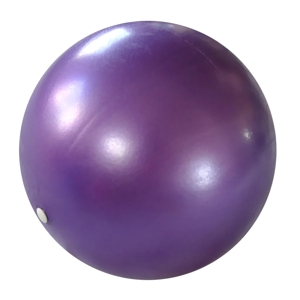 2Pcs Heavy Duty 25cm / 9.84 inch PVC Fitness Yoga Ball Smooth Balancing Training Gym Workout Equipment Sports for Body Building
