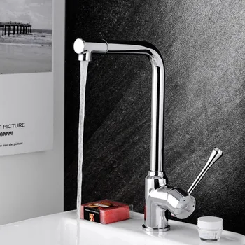 Kitchen faucet single handle sink faucet hot and cold mixed water ceramic basin faucet 360 degree rotation
Kitchen faucet single handle sink faucet hot and cold mixed water ceramic basin faucet 360 degree rotation