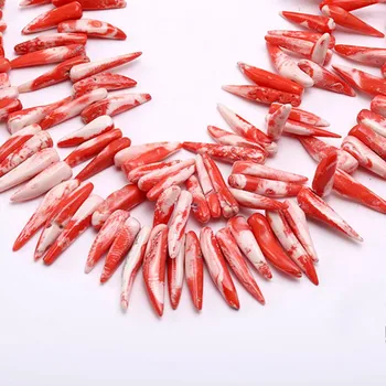 JYX Wholesale 20-40mm Chili-shaped Pink Coral Sticks Loose String DIY Handmade Gemstone 16"
JYX Wholesale 20-40mm Chili-shaped Pink Coral Sticks Loose String DIY Handmade Gemstone 16"