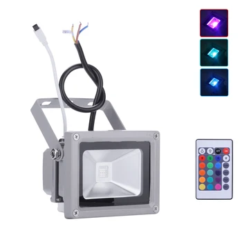 GERUITE 10W RGB LED Floodlight AC85-265V 120 Beam Angle 900LM Flood Light With Remote Controller Outdoor Lighting Floodlights
GERUITE 10W RGB LED Floodlight AC85-265V 120 Beam Angle 900LM Flood Light With Remote Controller Outdoor Lighting Floodlights