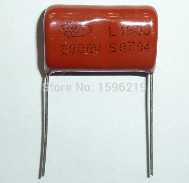10pcs CBB capacitor 153 2000V 153J 2KV 0.015uF 15nF P24 CBB81 Metallized Polypropylene Film Capacitor
10pcs CBB capacitor 153 2000V 153J 2KV 0.015uF 15nF P24 CBB81 Metallized Polypropylene Film Capacitor