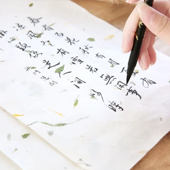 40sheets Tea Xuan Paper Flower Grass Semi-Raw Rice Paper for Calligraphy Writing Painting Handicraft Artistic Letter Xuan Paper
40sheets Tea Xuan Paper Flower Grass Semi-Raw Rice Paper for Calligraphy Writing Painting Handicraft Artistic Letter Xuan Paper
