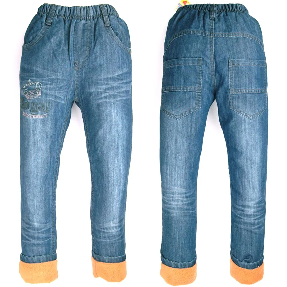 Winter 6-9Y Boys Denim trousers Warm fleece Jeans letters Children embroider Kids' things Pants MH 9005
Winter 6-9Y Boys Denim trousers Warm fleece Jeans letters Children embroider Kids' things Pants MH 9005
