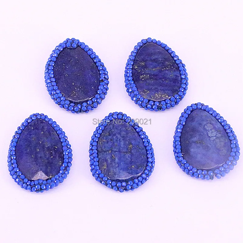 10Pcs Fashion Lapis lazuli Stone Connector Beads, Pave Tiny Resin Drop Gems Space Beads
10Pcs Fashion Lapis lazuli Stone Connector Beads, Pave Tiny Resin Drop Gems Space Beads