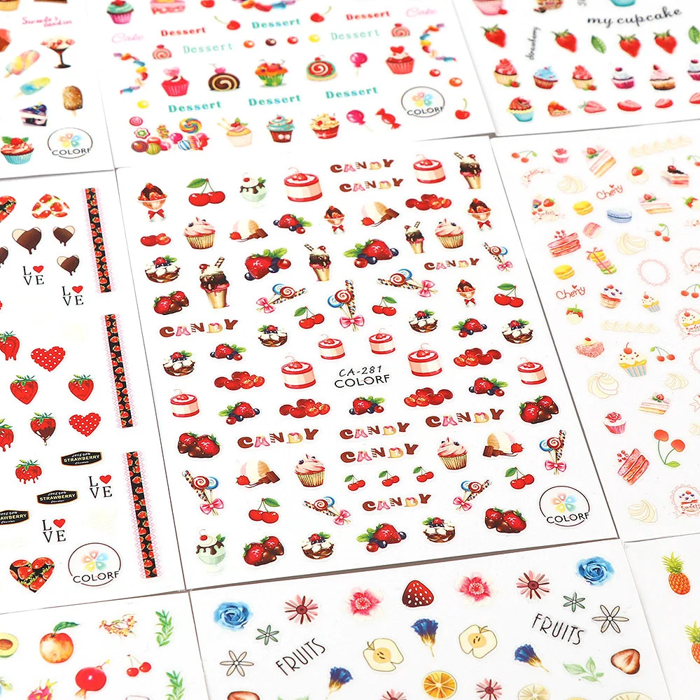 1Pc Ultra-thin 3D Lovely Sweet Dessert Nail Sticker Refreshing Fruit Series Stereoscopic Nail Sticker Decoration
1Pc Ultra-thin 3D Lovely Sweet Dessert Nail Sticker Refreshing Fruit Series Stereoscopic Nail Sticker Decoration